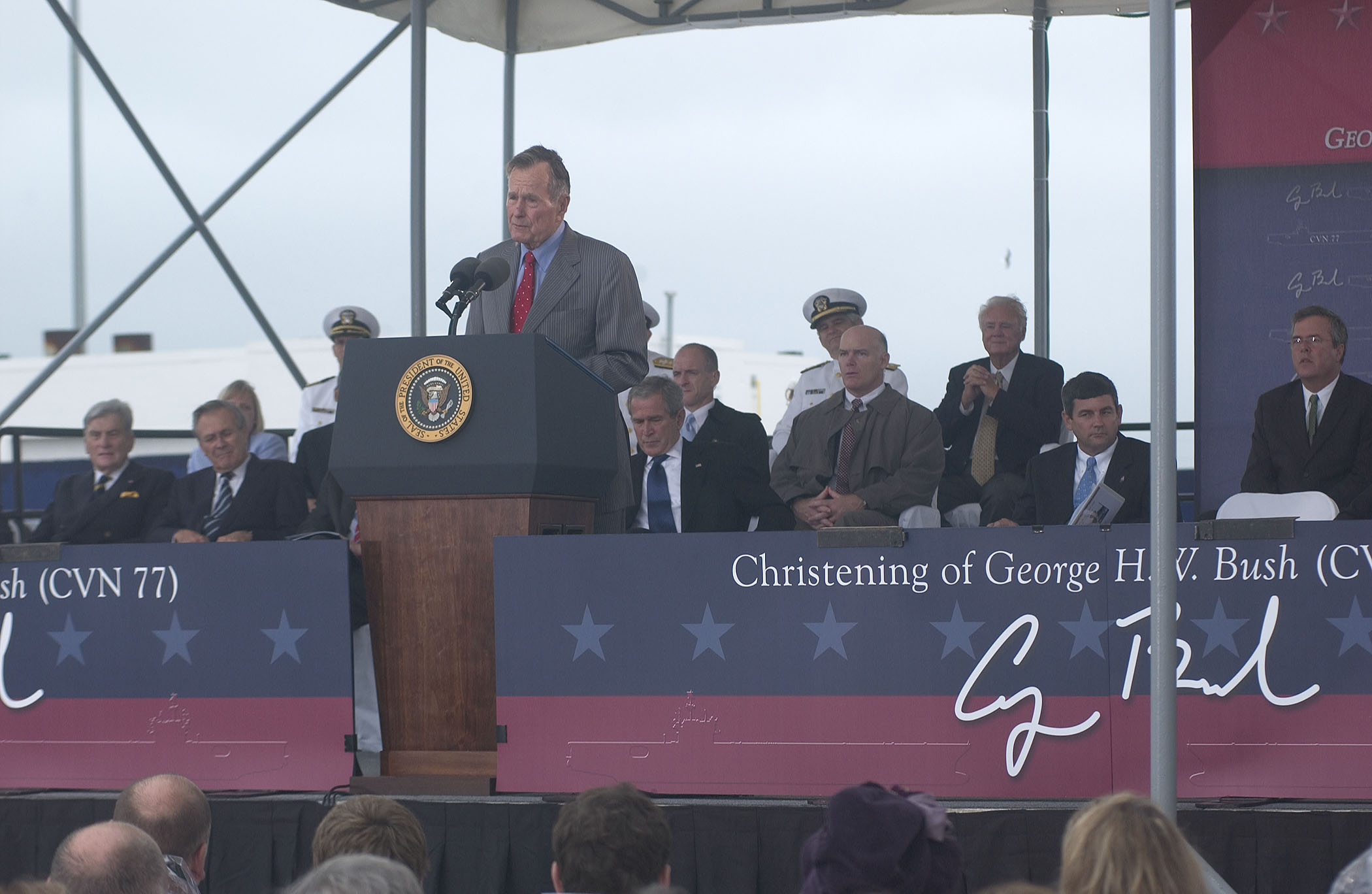 CVN 77 Christening (b)