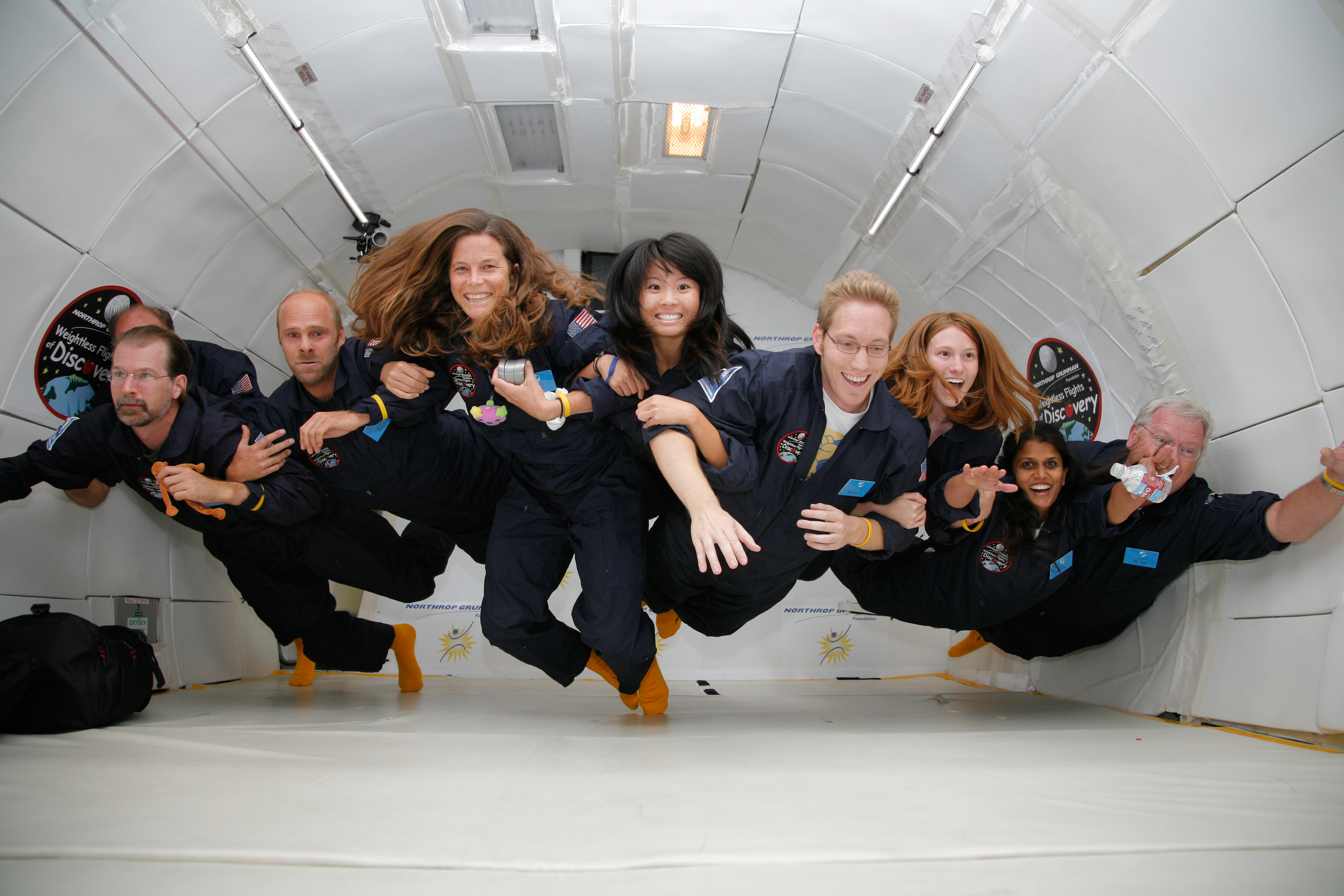 California teachers experience weightlessness