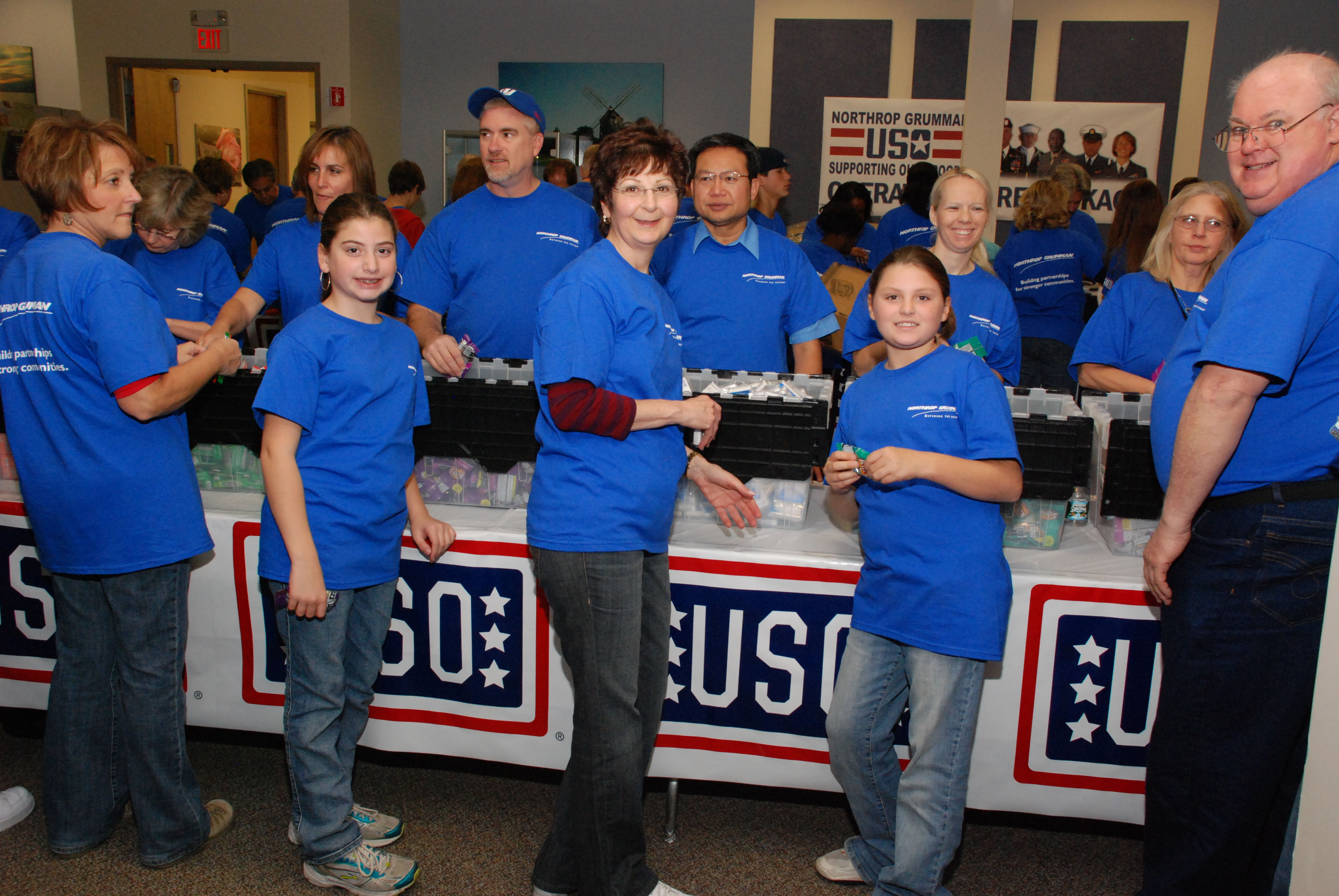 USO Care Package Stuffing Party (b)