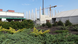 Paper machine building in Metsa Tissue Krapkowice mill