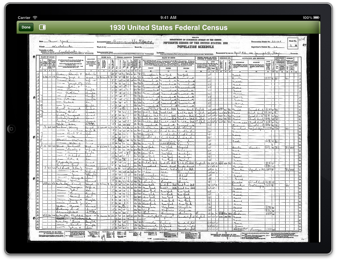 Ancestry.com Mobile App