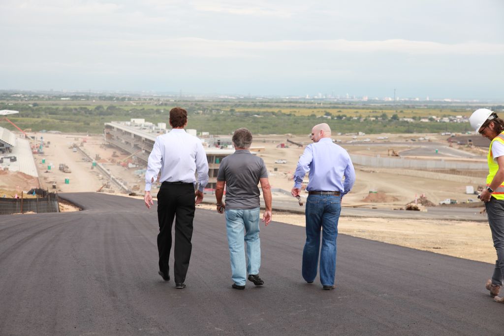 Mario Andretti checks out Circuit of The Americas