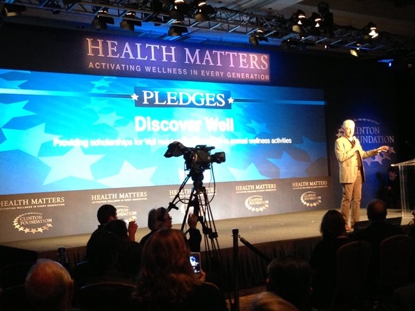 President Clinton at CHMC