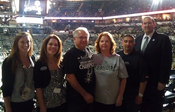 San Antonio Spurs Designated Driver for the Season recognized at Game 3 of The Finals 2013