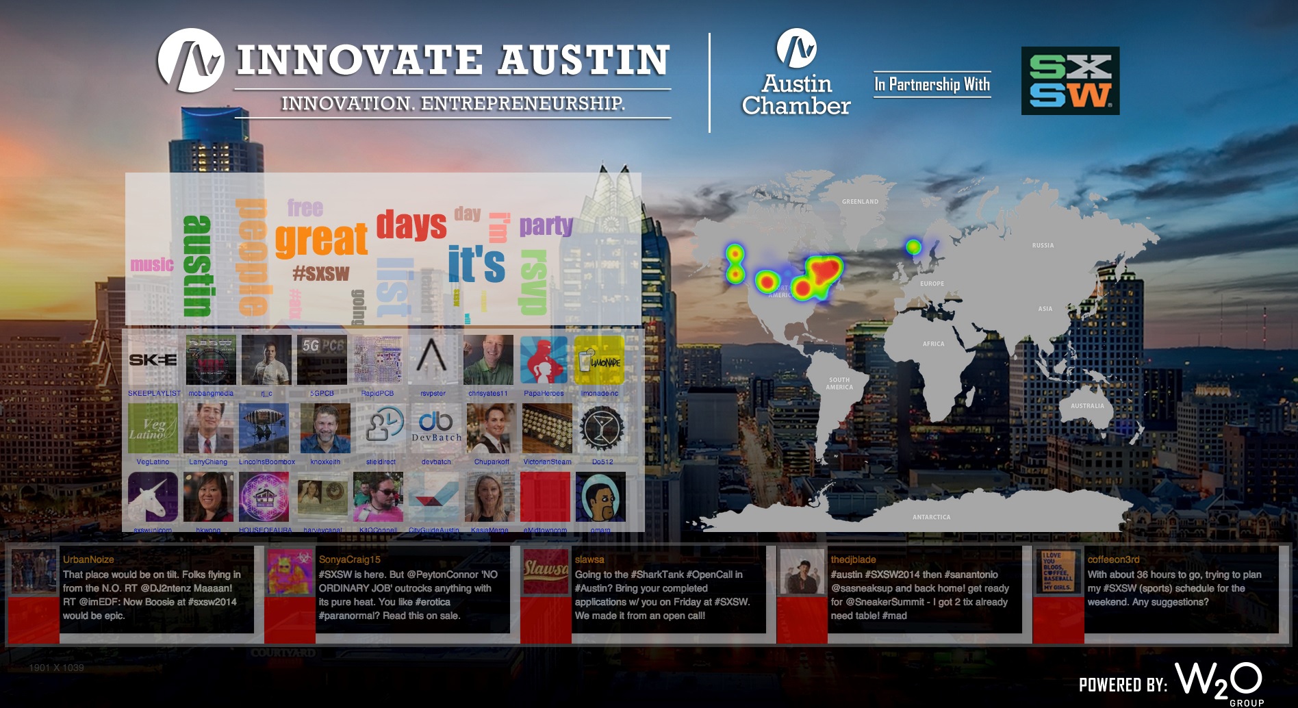 SXSW Heat Map