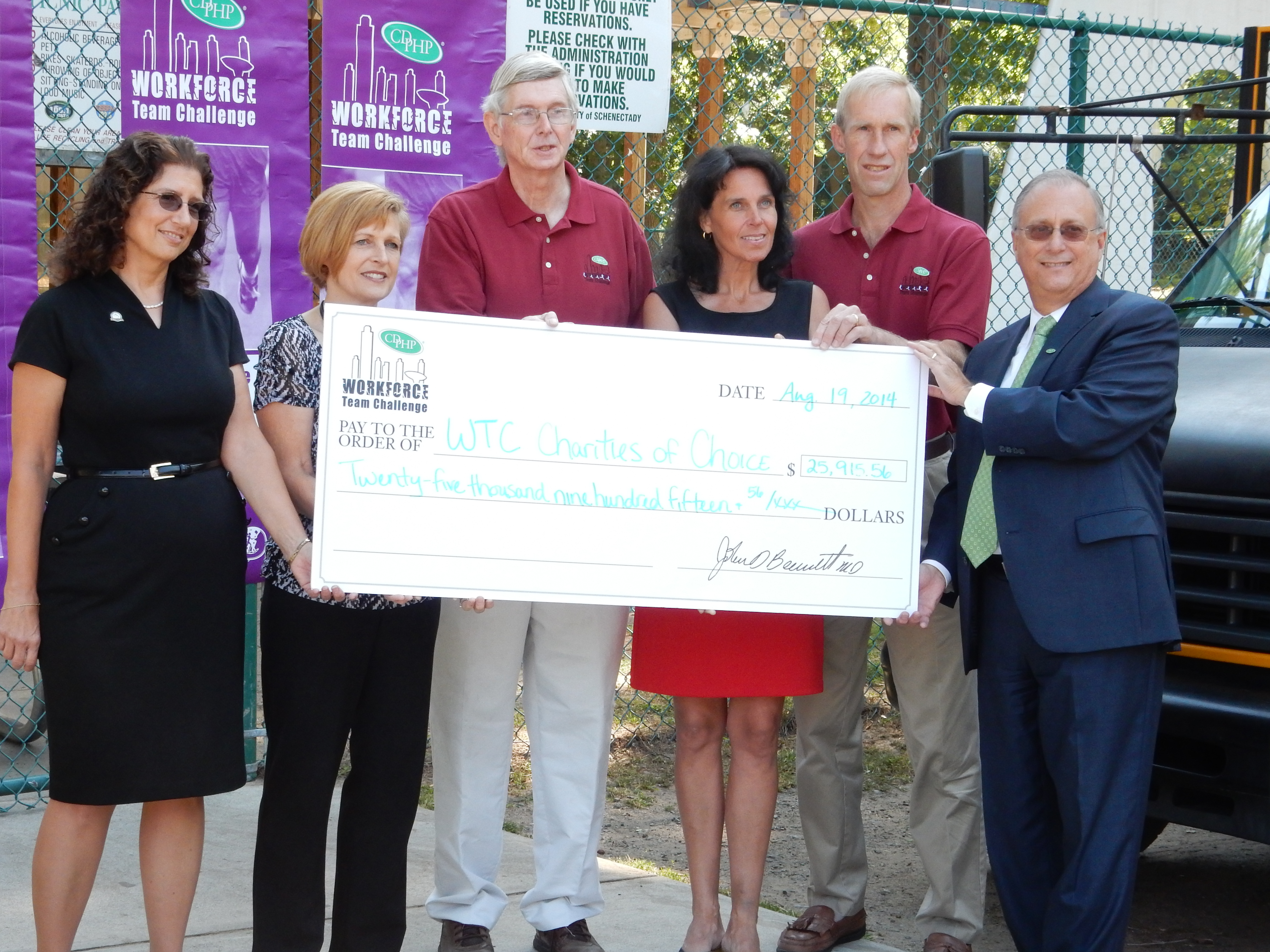 WTC charity check_081914