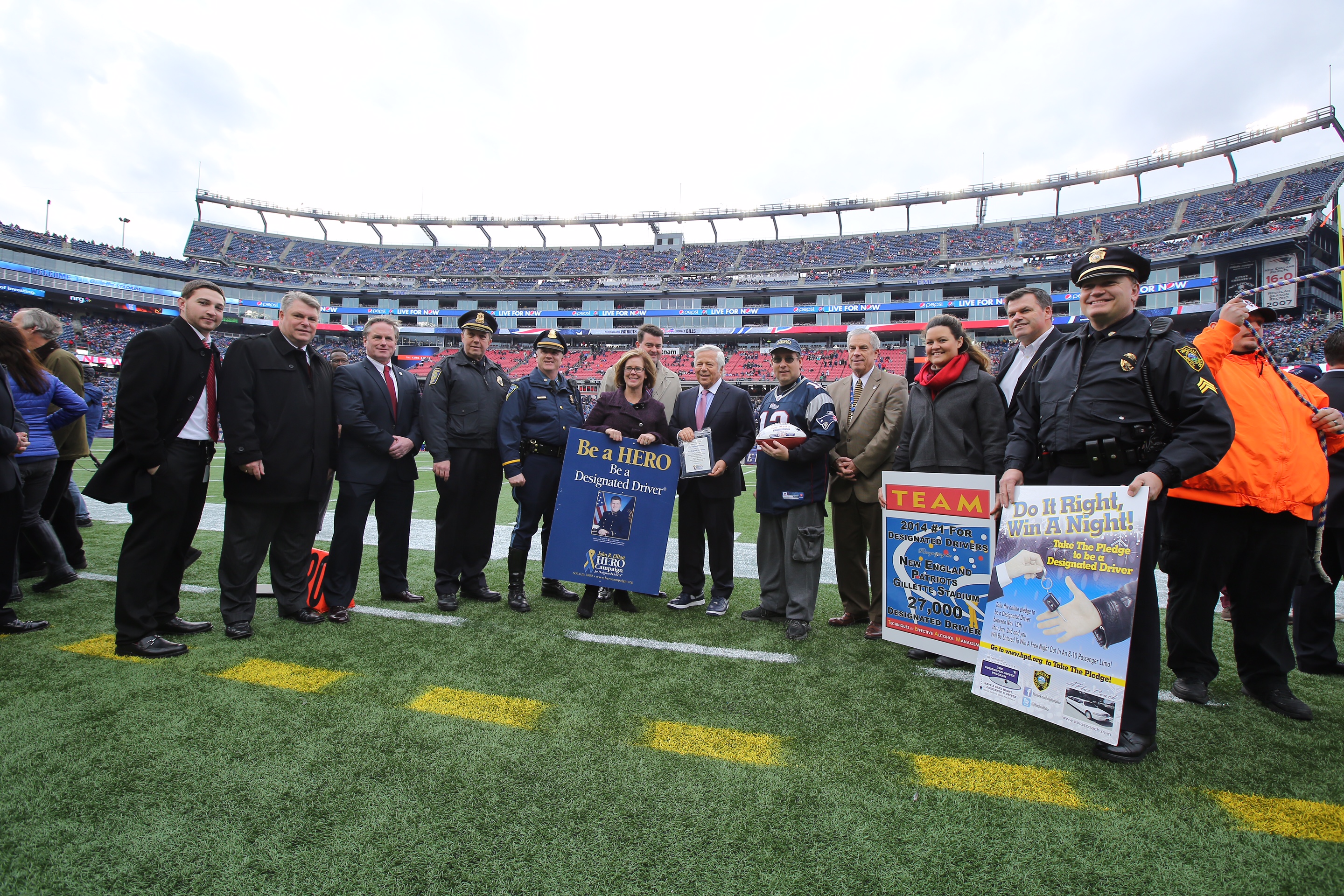 New England Patriots Recognized as Top NFL Team for Designated Driver Program