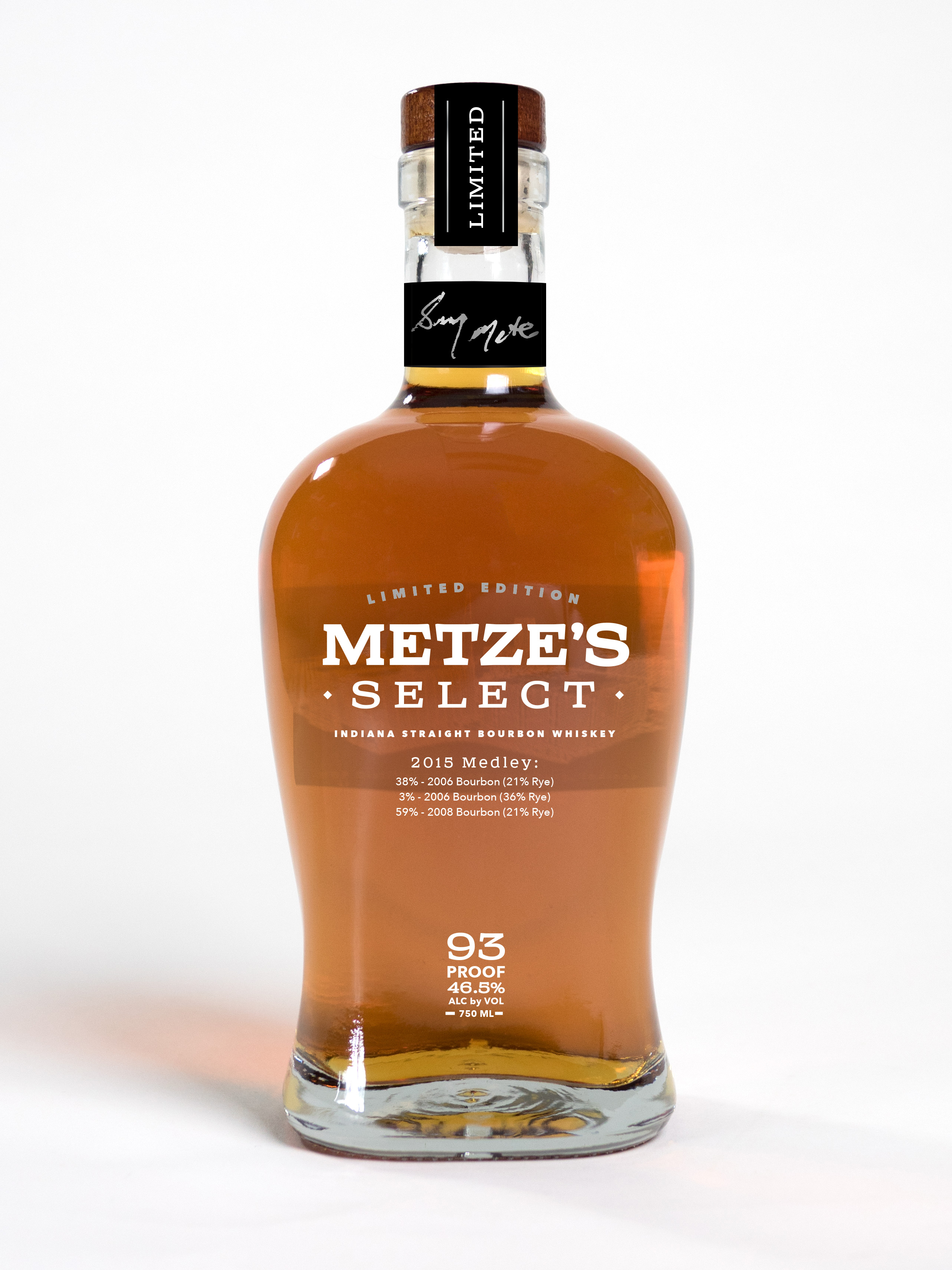 Metze's Select Limited edition Indiana straight bourbon whiskey