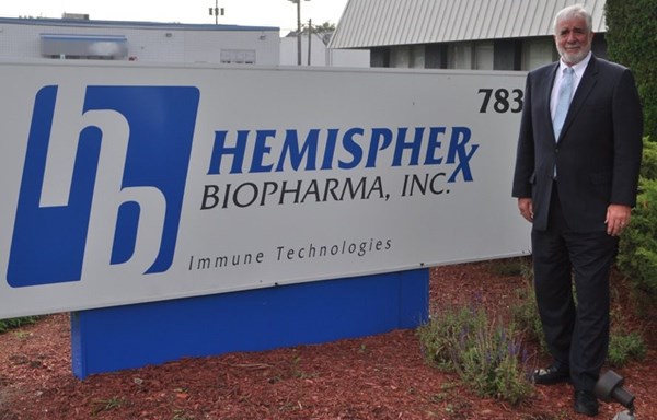 Thomas K. Equels with HEB Sign