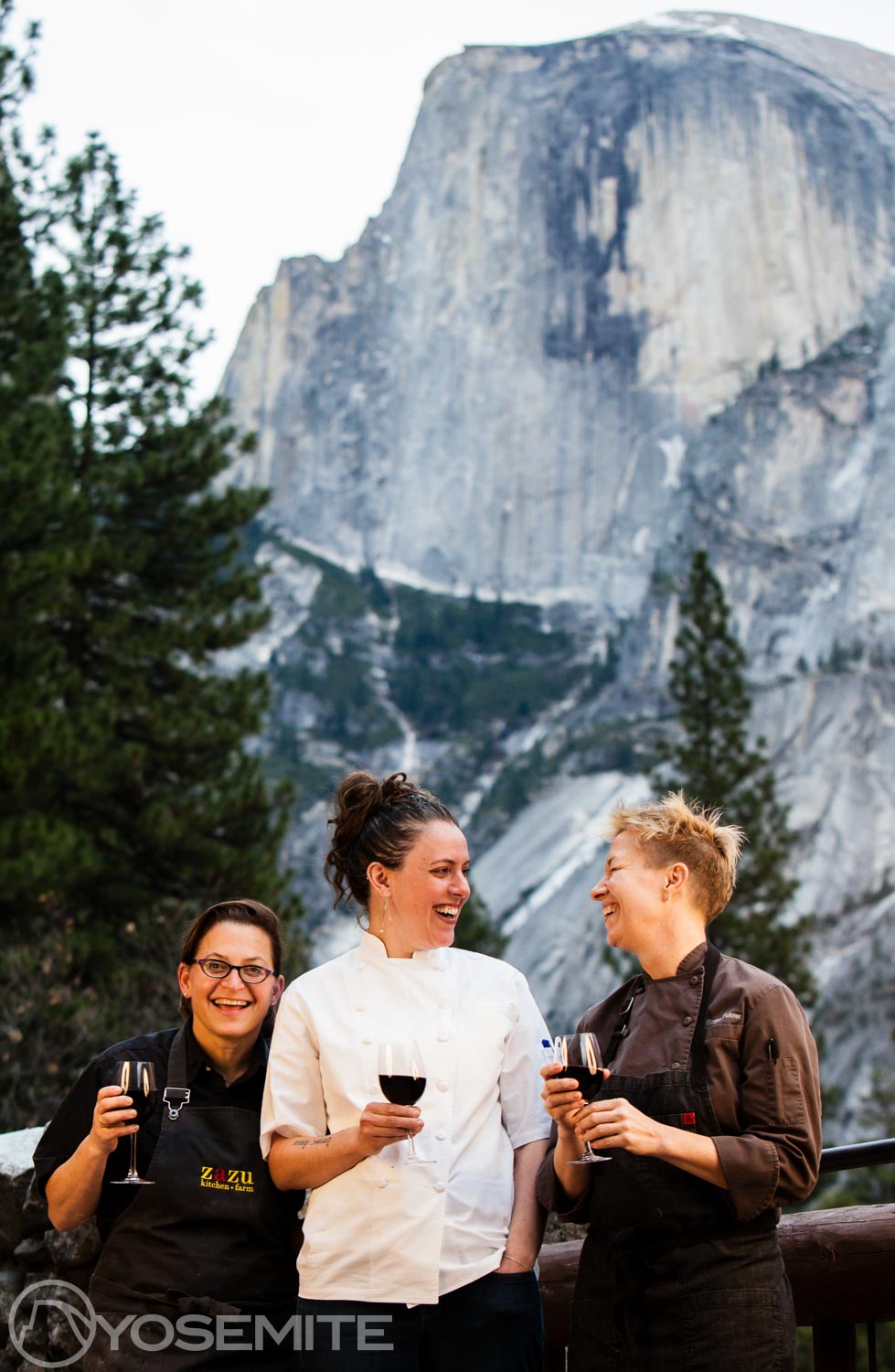 Chefs Duskie Estes, Zoi Antonitsas, and Elizabeth Falkner