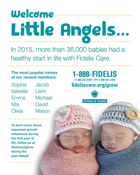 Print Ad_Fidelis Care Baby Names 2015_print