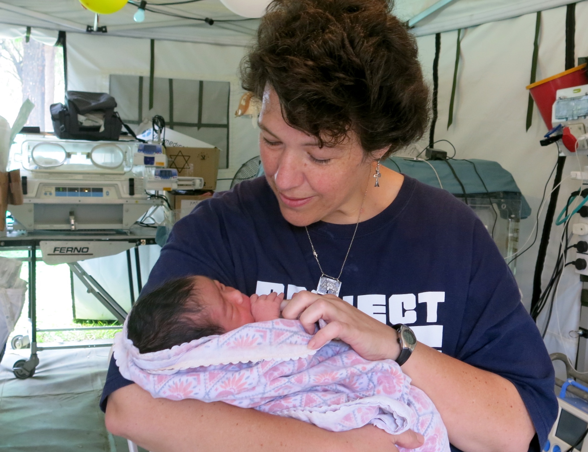 Nurse Ann Perez in Nepal