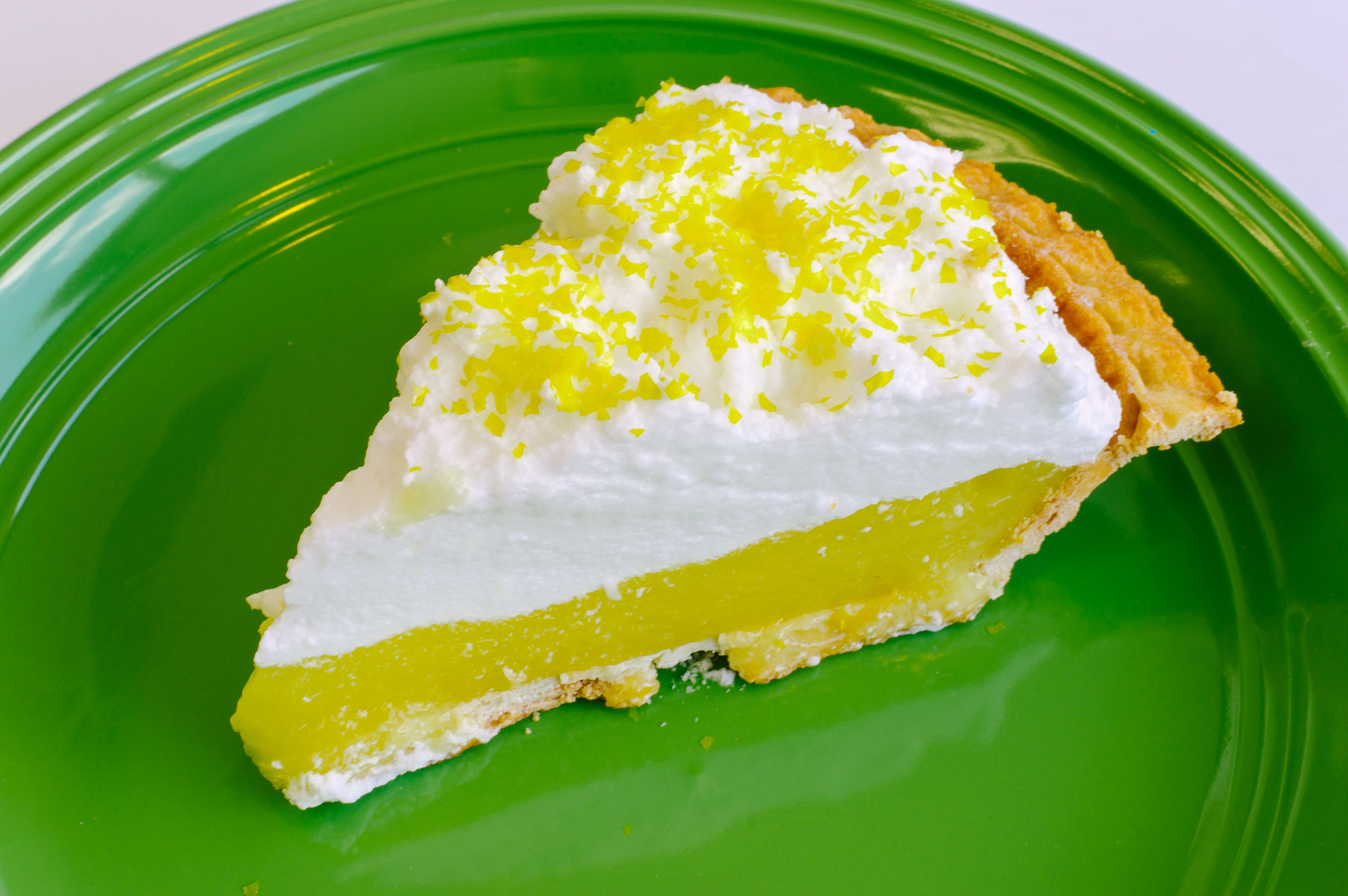 Lemon Edible Glitter on a pie