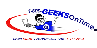 1-800 Geeks On Time Logo